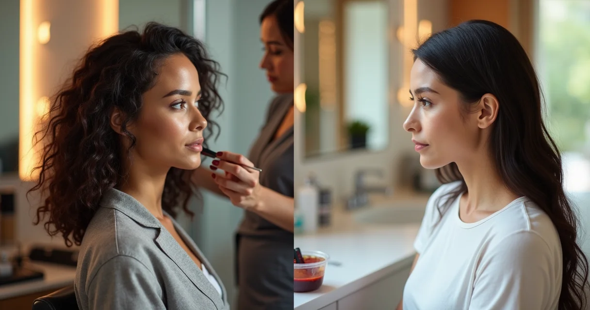 ideias cabelo loiro escuro salão