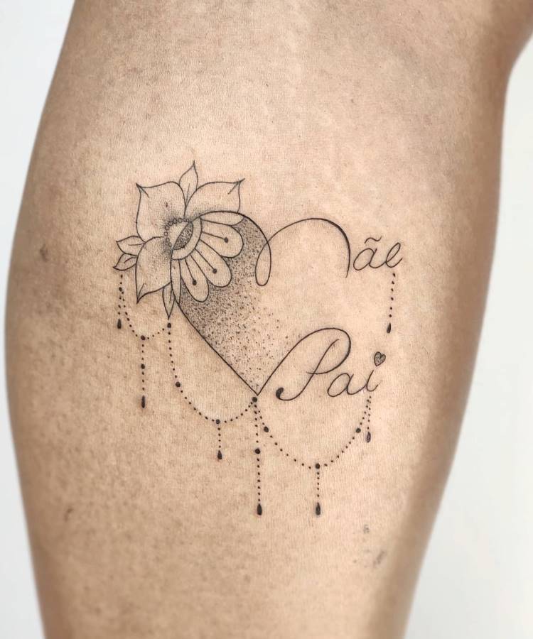 ideias tatuagem pai mae pequena delicada