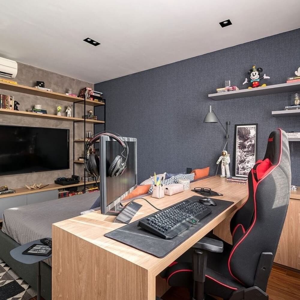ideias criativas para quarto gamer pequeno