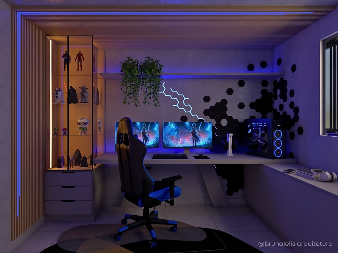 erros comuns ao montar um quarto gamer