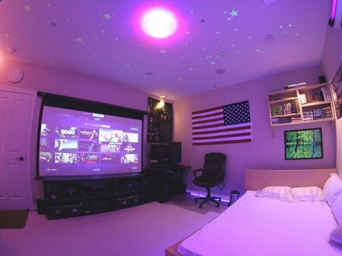 como organizar cabos em um quarto gamer