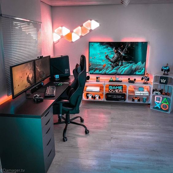 erros comuns ao montar um quarto gamer