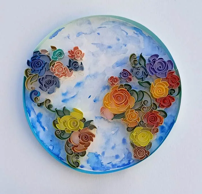 Ideias Criativas de Decoração com Quilling para sua Casa