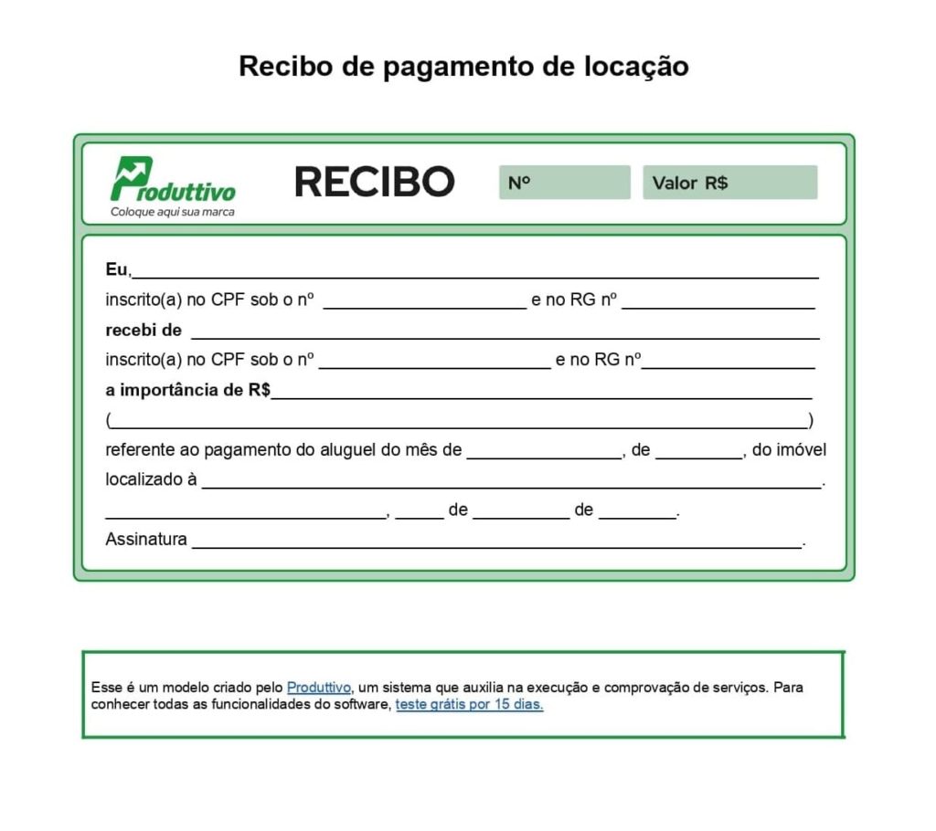 recibo de pagamento