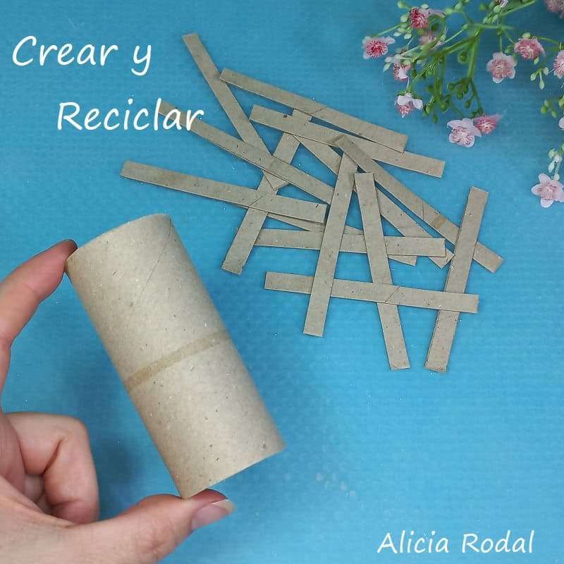 reciclagem com papel higiênico