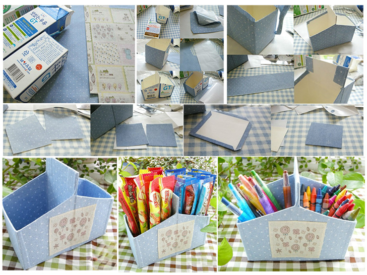 Como Fazer um Porta-Retrato de Parede com Caixa de Leite