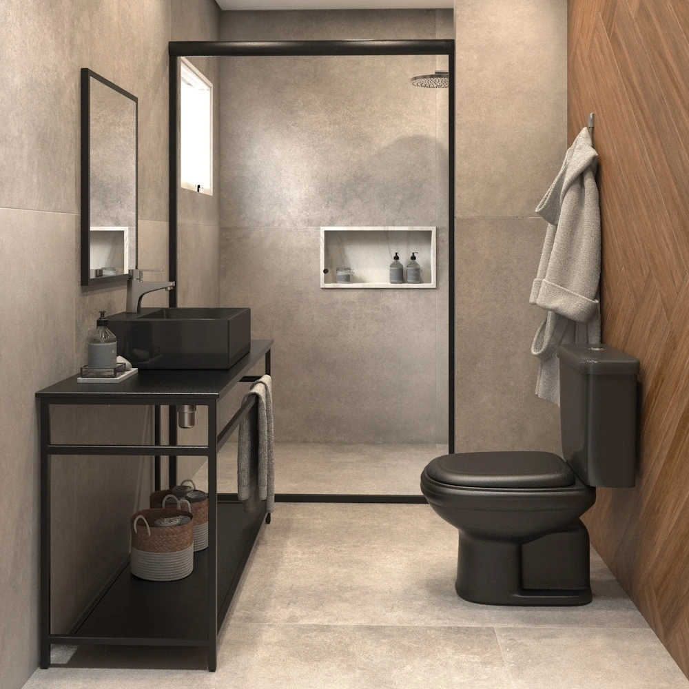 reforma de banheiro com 3m2