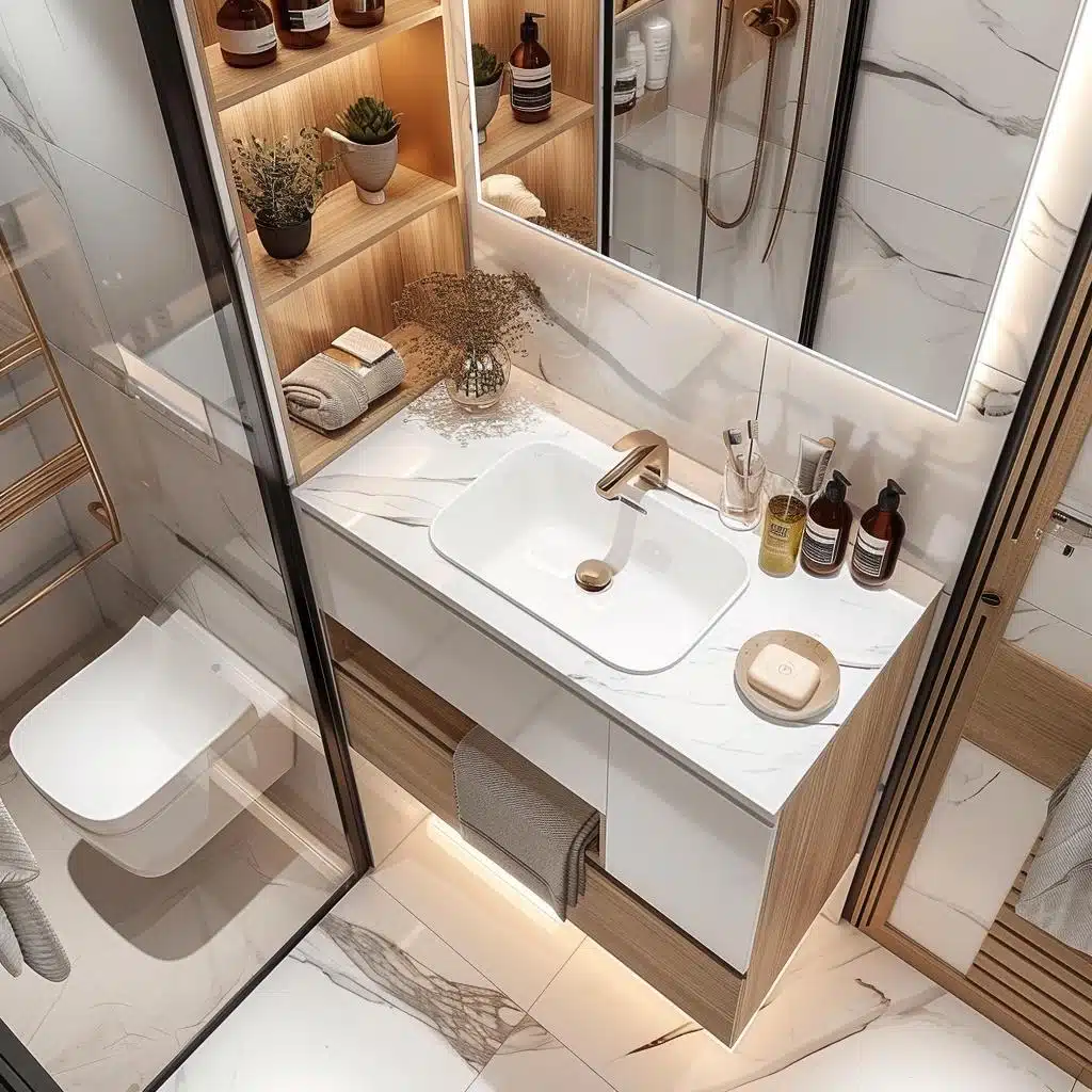 reforma de banheiro com 3m2