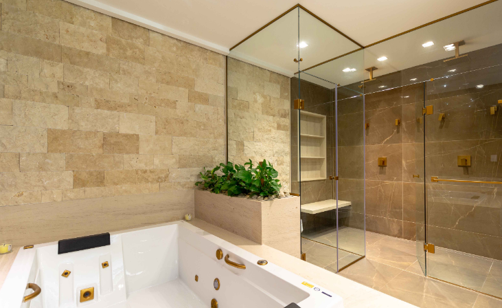 sauna a vapor box banheiro