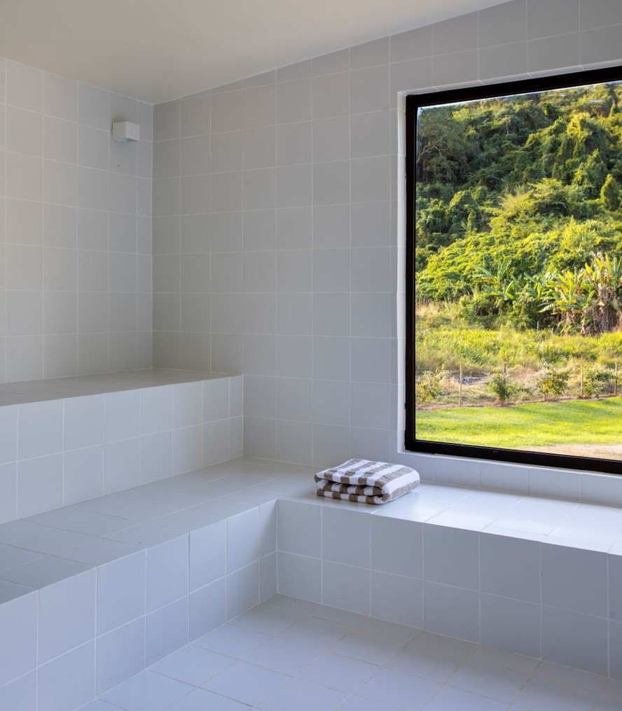sauna a vapor box banheiro