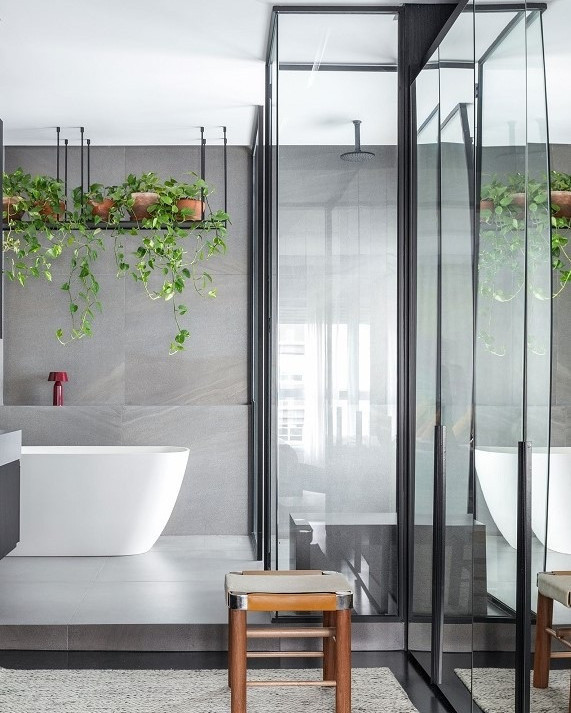 sauna a vapor box banheiro