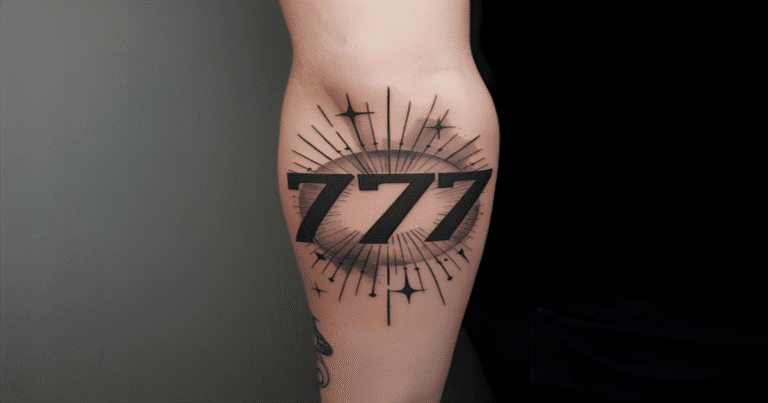significado tatuagem 777 proteção espiritual