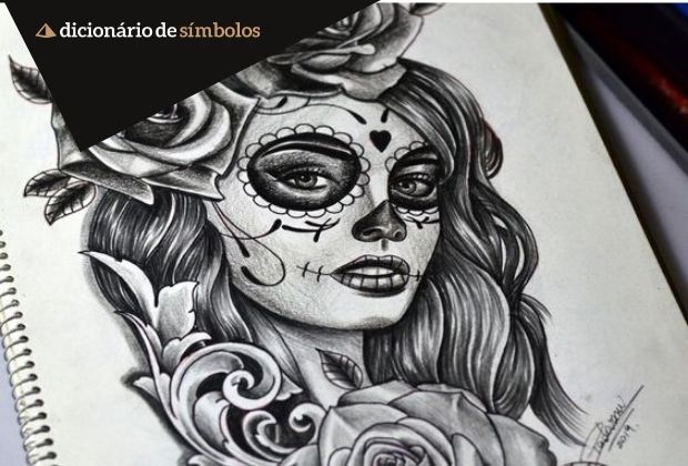 cuidados essenciais tatuagem catrina relogio rosa