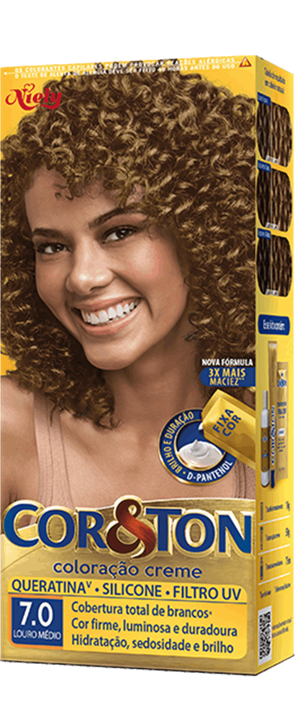 tabela de tinta de cabelo