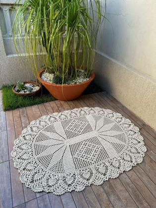 Transforme Seu Banheiro com um Tapete Oval de Crochê Dupla Face: Dicas e Modelos