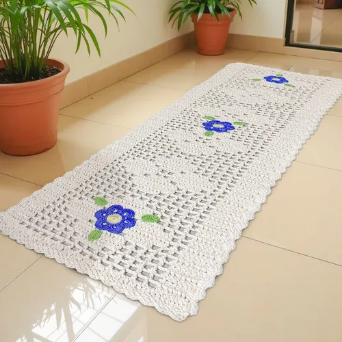 tapete de croche para quarto