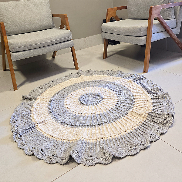 tapete de croche para quarto