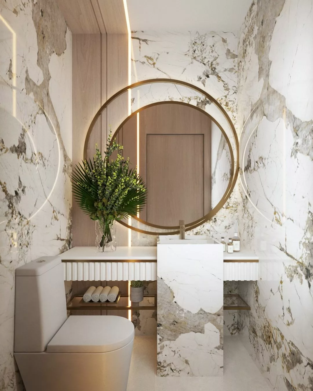 tapete redondo para banheiro