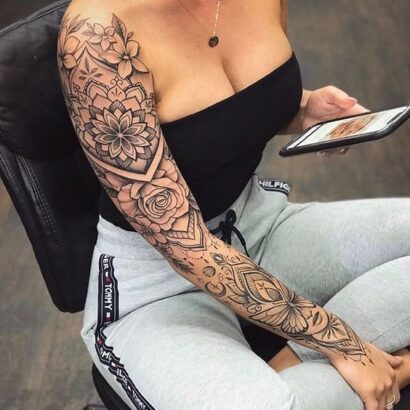 ideias tatuagem antebraço feminina delicada sem dor