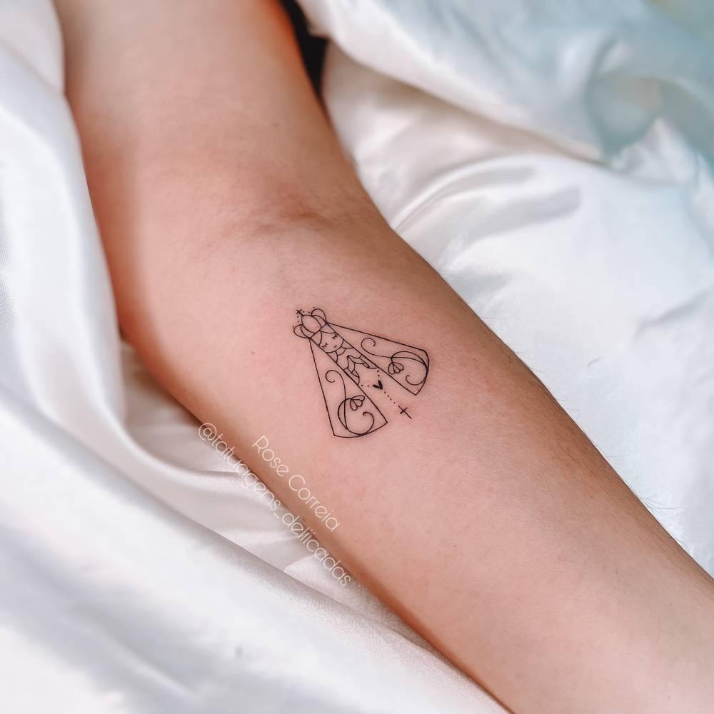 tatuagem da nossa senhora aparecida