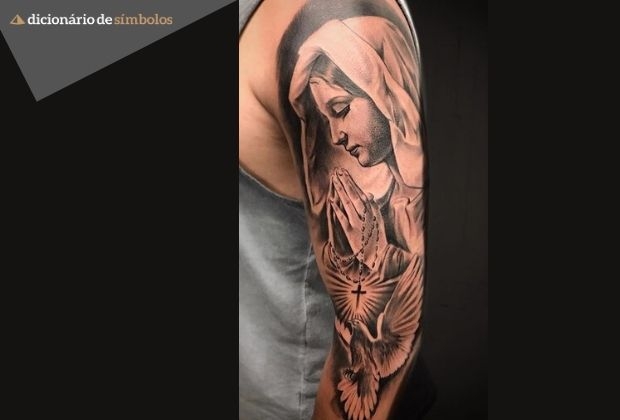 tatuagem da nossa senhora aparecida