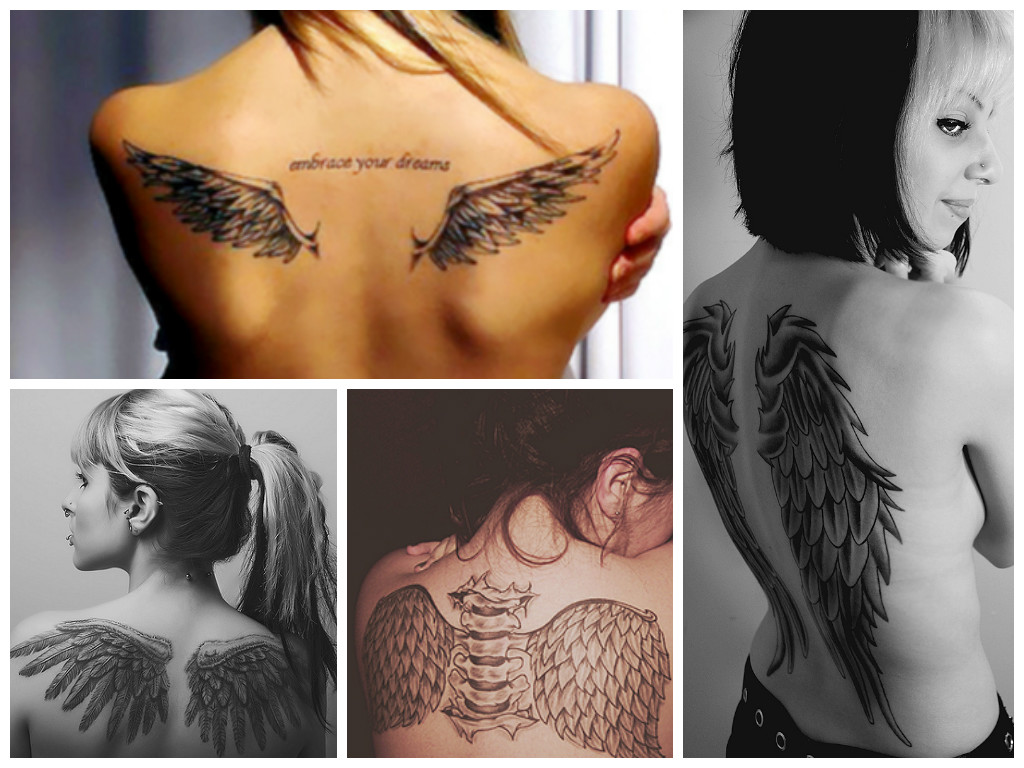melhores estilos de tatuagem de asas para inspirar