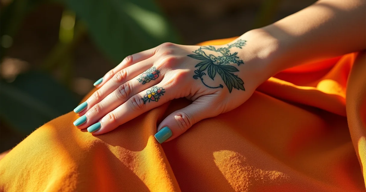 ideias tatuagem feminina mão delicada