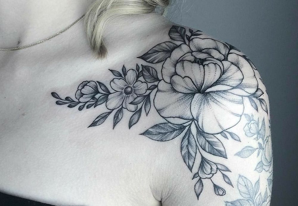 tatuagem feminina ombro inspiração