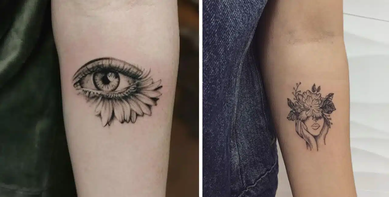 ideias tatuagem feminina sombreada braço