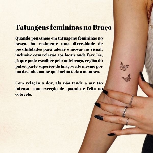 tatuagem frase feminina vs desenho