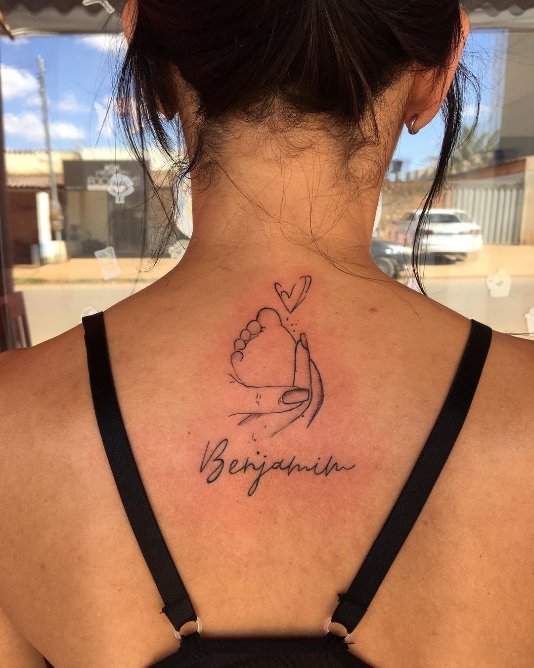 ideias de tatuagem homenagem filho