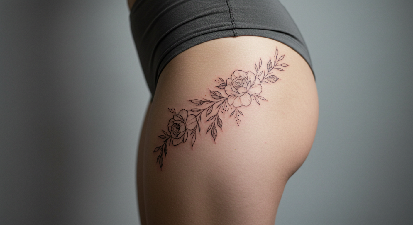tatuagens femininas na bunda ideias