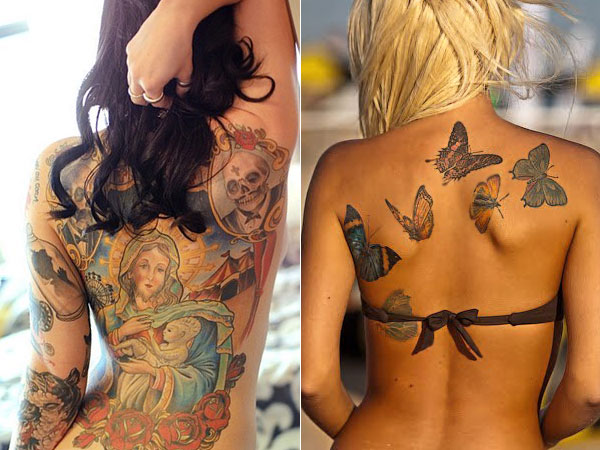 ideias de tatuagem nas costas para mulheres