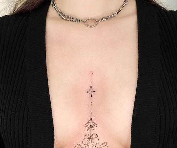 quanto custa uma tatuagem no meio do peito