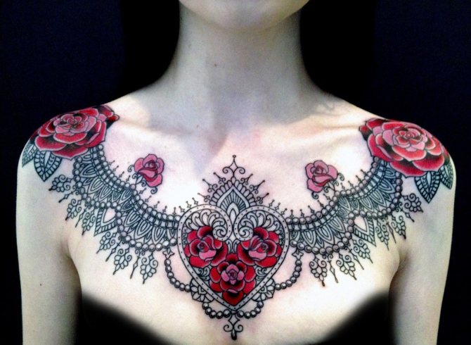 ideias tatuagem feminina peito delicada