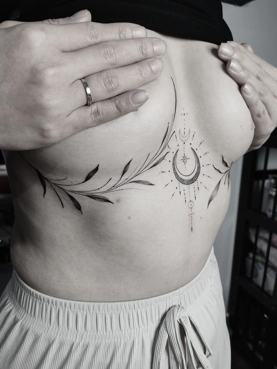 tatuagem no peito vs tatuagem nas costas feminina