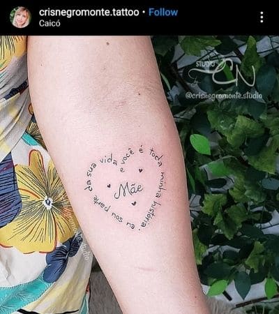 tatuagem para mae