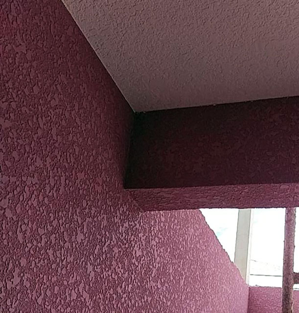 Textura projetada cores