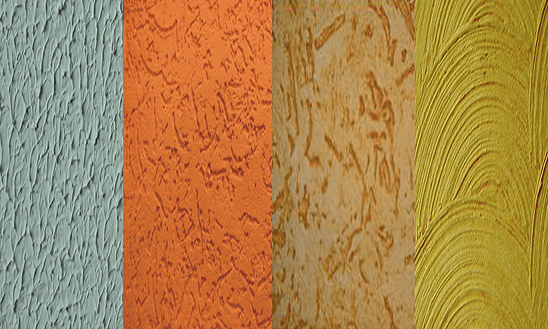 Textura projetada efeito travertino
