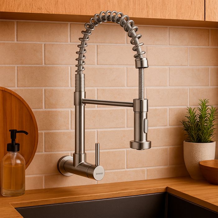 torneira gourmet flexivel parede