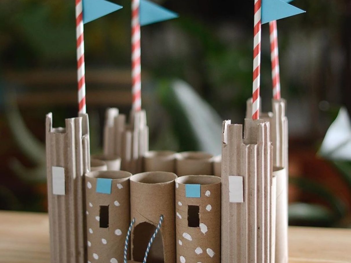 Como Fazer Organizadores de Mesa com Rolos de Papel Higiênico