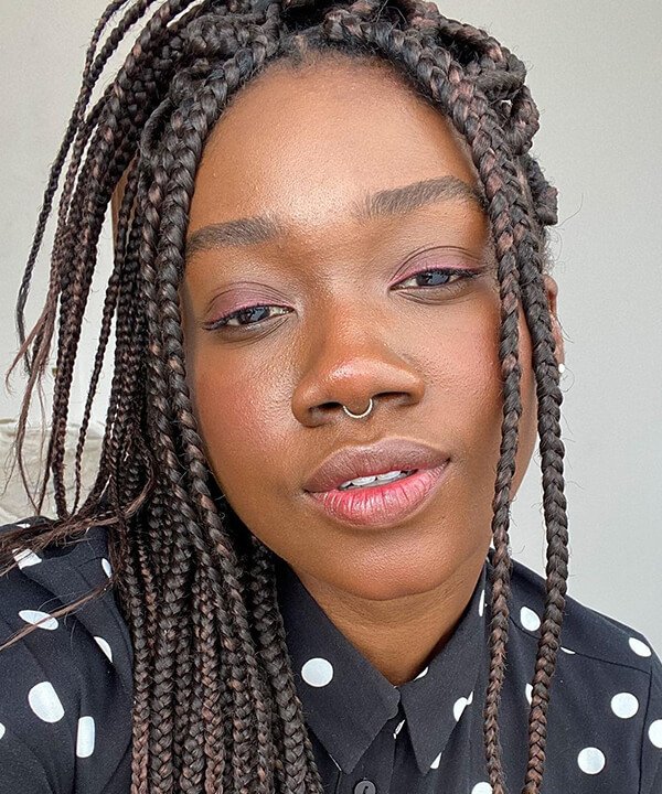 melhores estilos trança nagô cabelo crespo curto com jumbo