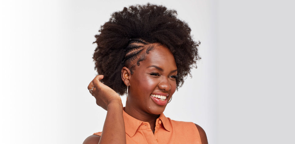 tutorial trança nagô tiara cabelo crespo curto 3cm