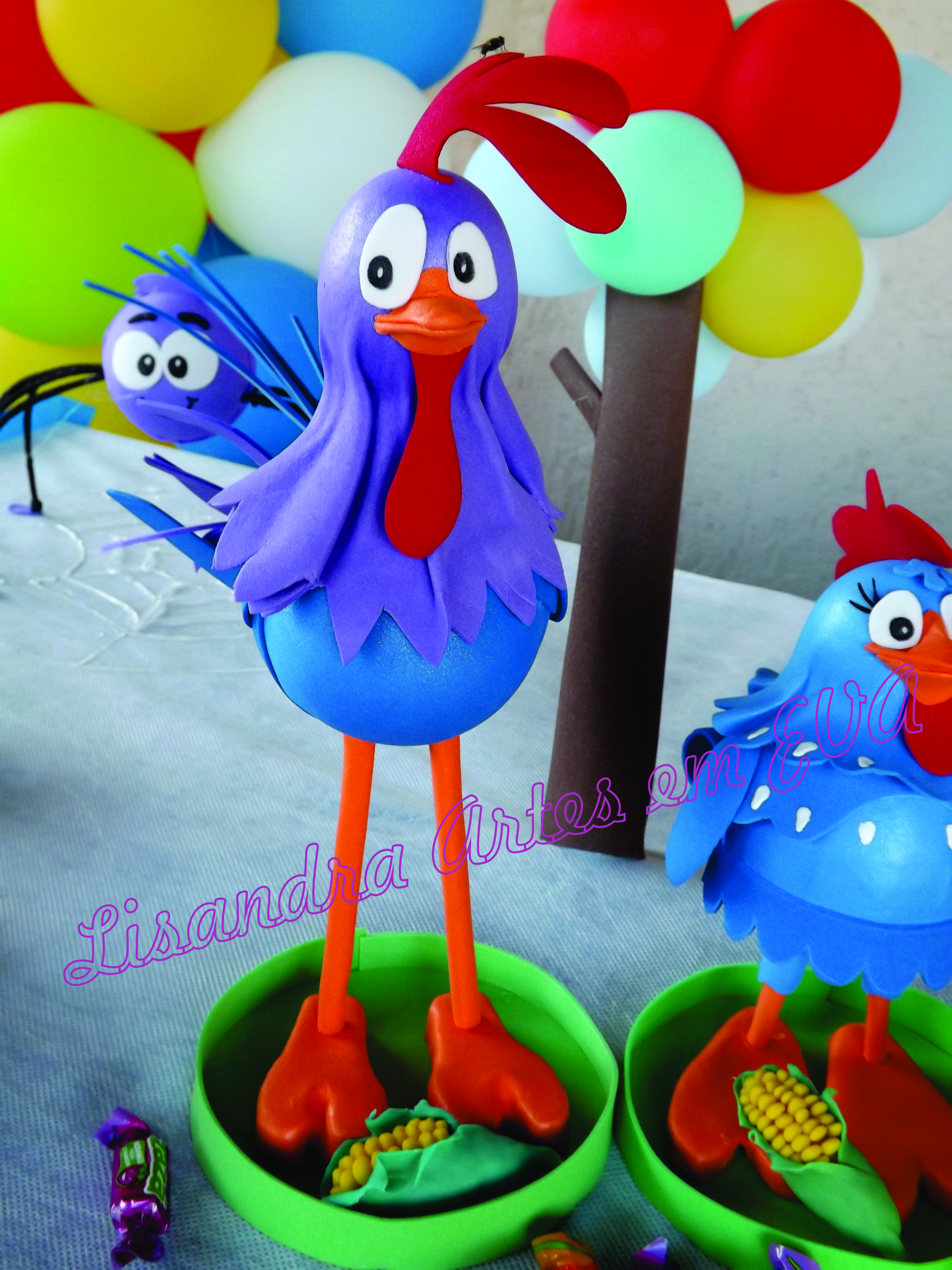 Materiais Essenciais para Trabalhar com EVA na Turma da Galinha Pintadinha