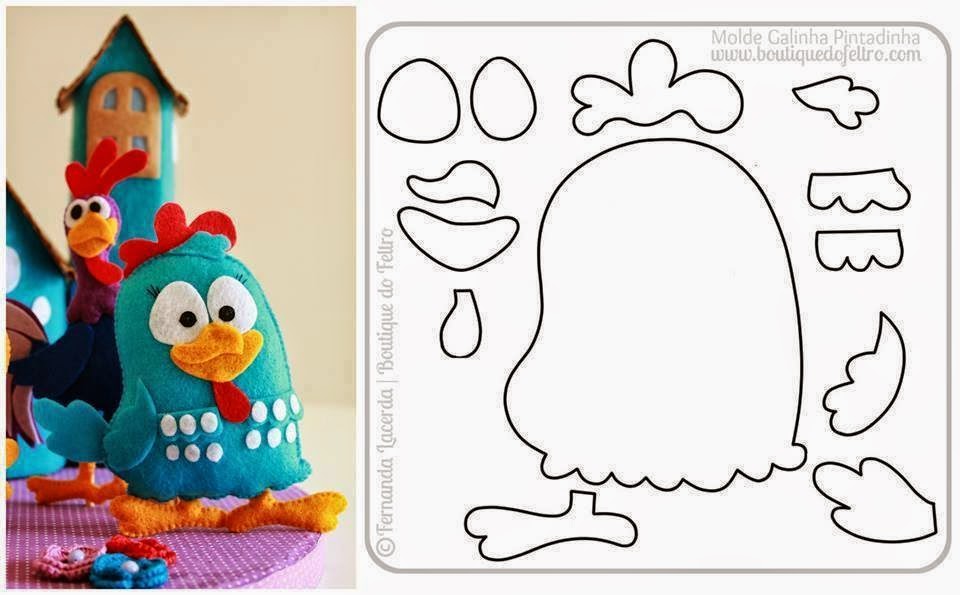 Inspirações de Painéis da Galinha Pintadinha em EVA para Aniversários