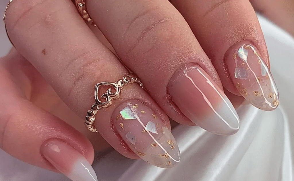 unha de gel decorada