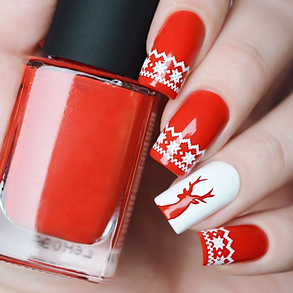 esmaltes baratos para unhas decoradas natal