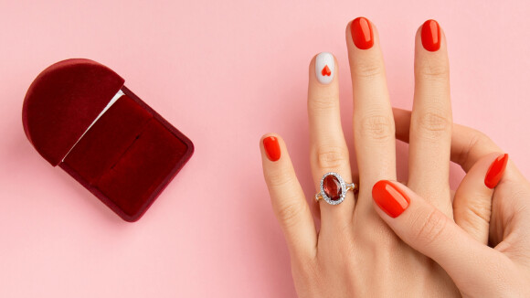 problemas comuns unha em gel vermelha coração como resolver