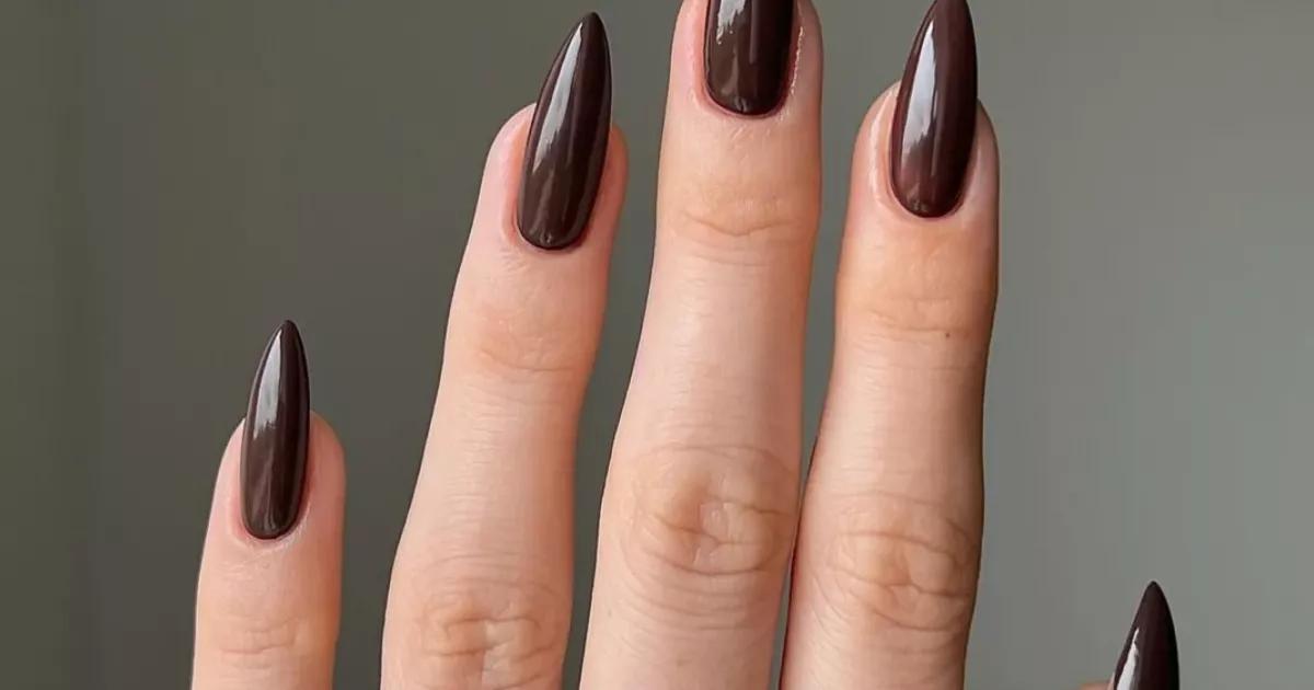 inspiração unha marrom decorada 2025