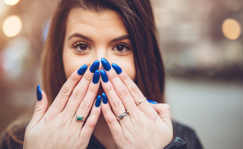 inspiração unha redonda decorada 2025